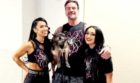 AJ Lee & CM Punk’s Iconic Dog Larry Has “Crossed The Rainbow Bridge”