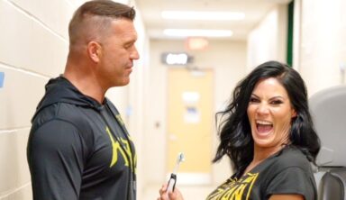 Traci Brooks Comments On Her Husband Frankie Kazarian Finally Getting “His Flowers”